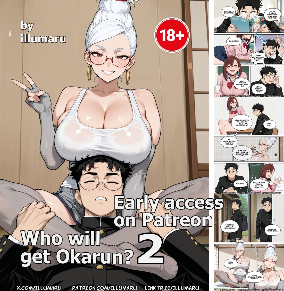 illumaruNsfw's tweet photo. A continuation of this series😜🥰

doujinshi "Who will get Okarun 2" Part 1 

EARLY ACCESS ON PATREON🔼
#Dandadan #ayaseseiko #Okarun #comic #doujin #doujinshi https://t.co/zWVj5Y5BYS