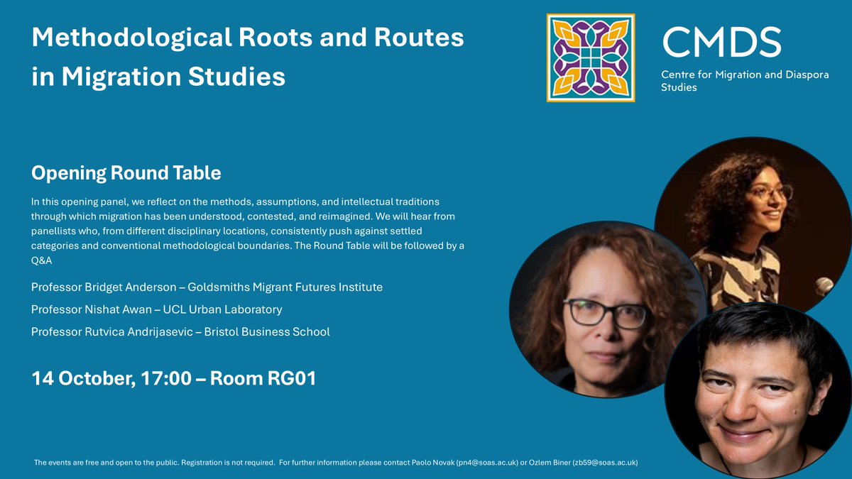 FeministOnMarx's tweet photo. Dear all, greetings! Great seminar lined up by @SOAS_CMDS! Come along
@SOASDevelopment @SOASEconomics @devcomms https://t.co/OmuMoT9Fmf