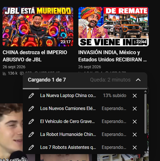 andresyoutubee's tweet photo. Estos días tuve mis canales muy olvidados, por eso cree la función de hacer 20 videos de un solo pedido. 

A partir de ahora todas las funciones que saque en Elftuber formato long, serán pensadas para los que se dedican a esto 100%, es decir, las haré pensando en mi beneficio de la herramienta. 

Como por ejemplo, hacer todo desde Telegram.