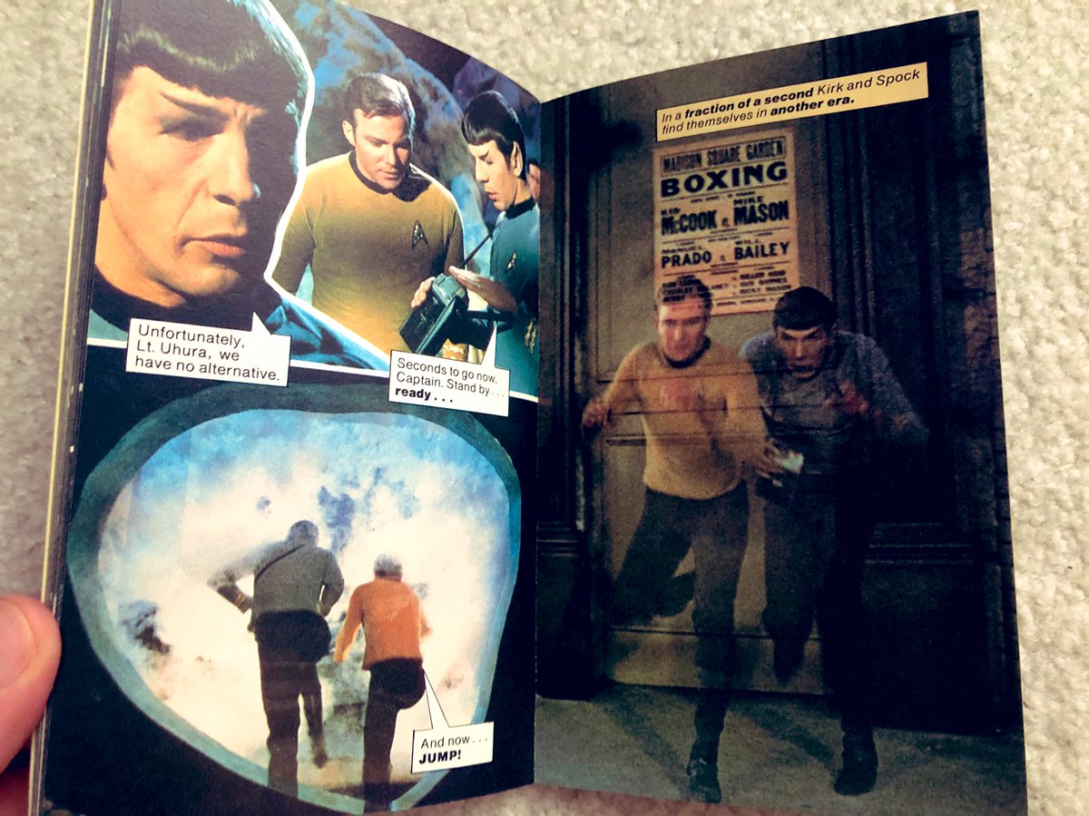 CanaDaBear1701's tweet photo. Long before streaming services, or 4K or Blu-Ray or even DVD, long before laser disc.....even before VHS &amp; Betamax 😲...you couldn't just watch a Star Trek episode any old time you wanted to. Different times. But what you could do is read a Fotonovel. My complete set.
#StarTrek60 https://t.co/VKzbeY3x5d