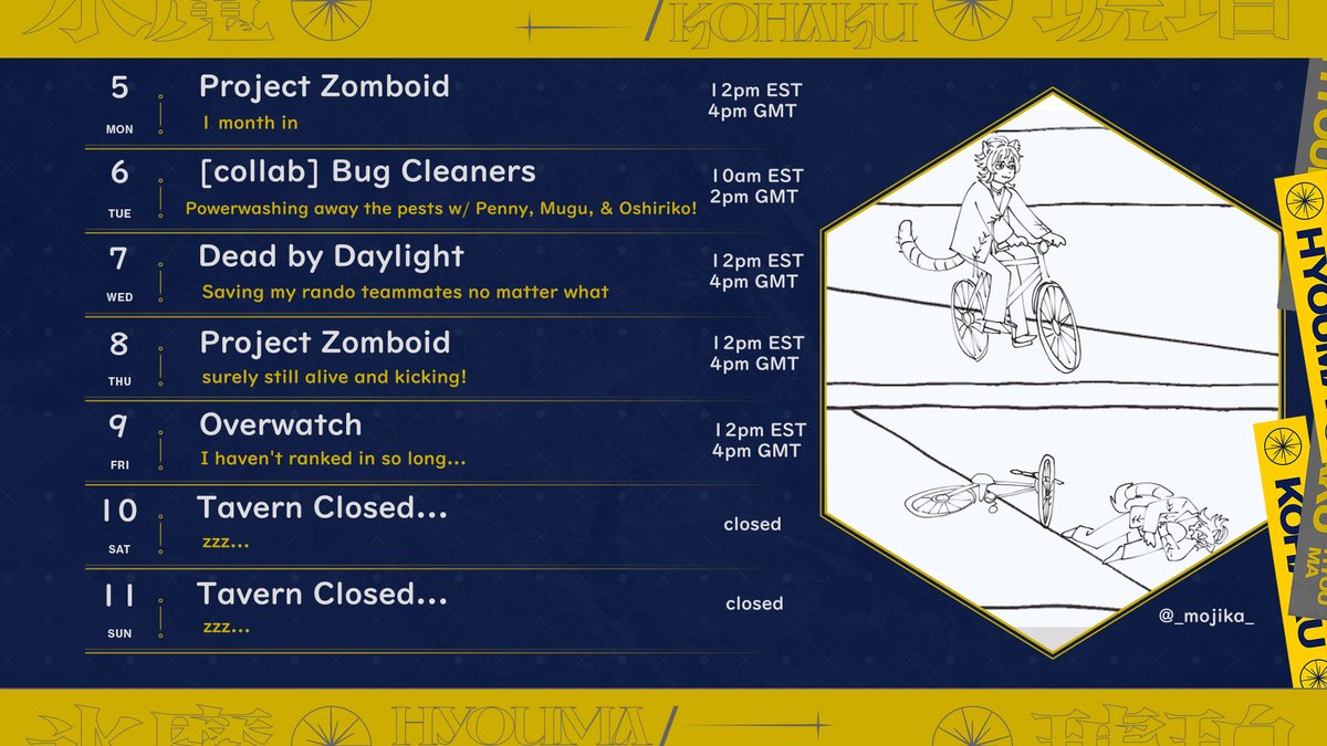 HyoumaKohaku's tweet photo. October 5-11

Project Zomboid my beloved...

⬇️reference sheets, #'s, &amp; links in replies⬇️ https://t.co/p7Awm0U0eO