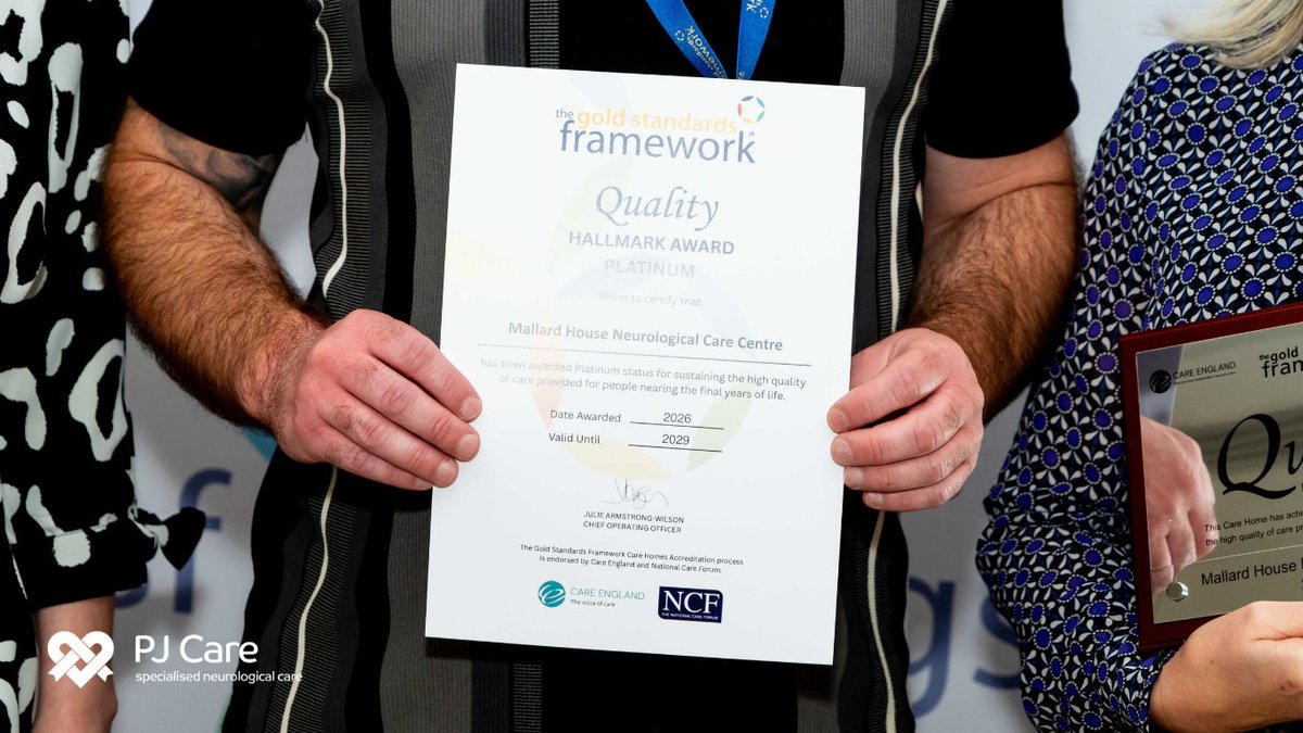 PJCare's tweet photo. Congratulations to our teams at Eagle Wood in Peterborough and Mallard House in Milton Keynes on achieving Gold Standards Framework accreditation.
https://t.co/9m4SGwyiqN
#GoldStandardsFramework https://t.co/iRiyD2IMMx