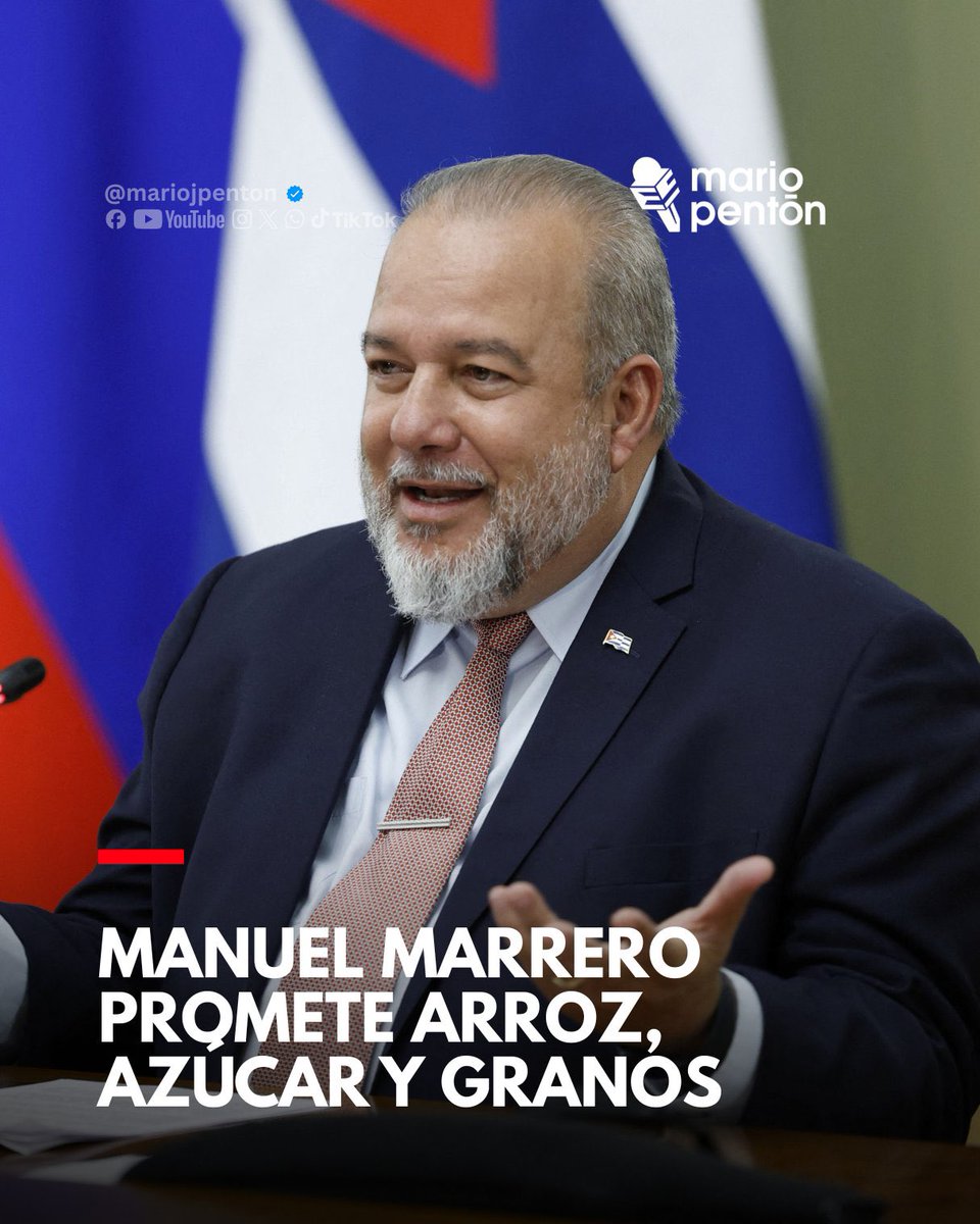 Ruben_Cortes's tweet photo. Anuncia la dictadura alivio de la hambruna en Cuba con la entrega por persona de cinco libras de arroz y una libra de frijoles.

Lo informó el primer ministro. https://t.co/kExKguhN5N