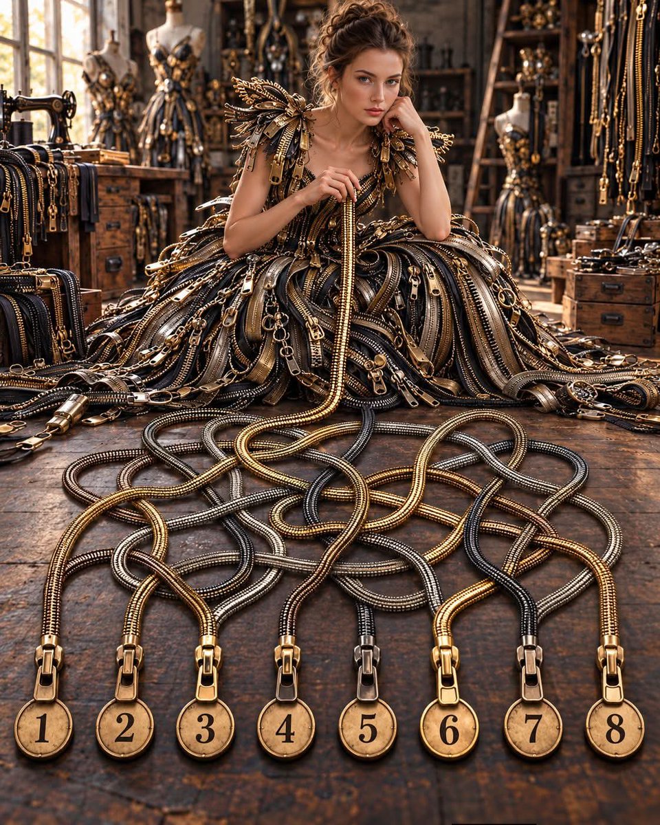 Arnaudrobemj's tweet photo. Which number does the zipper she’s holding lead to? 👀
👇 Comment ONLY the number. https://t.co/0GtKAhq4c5