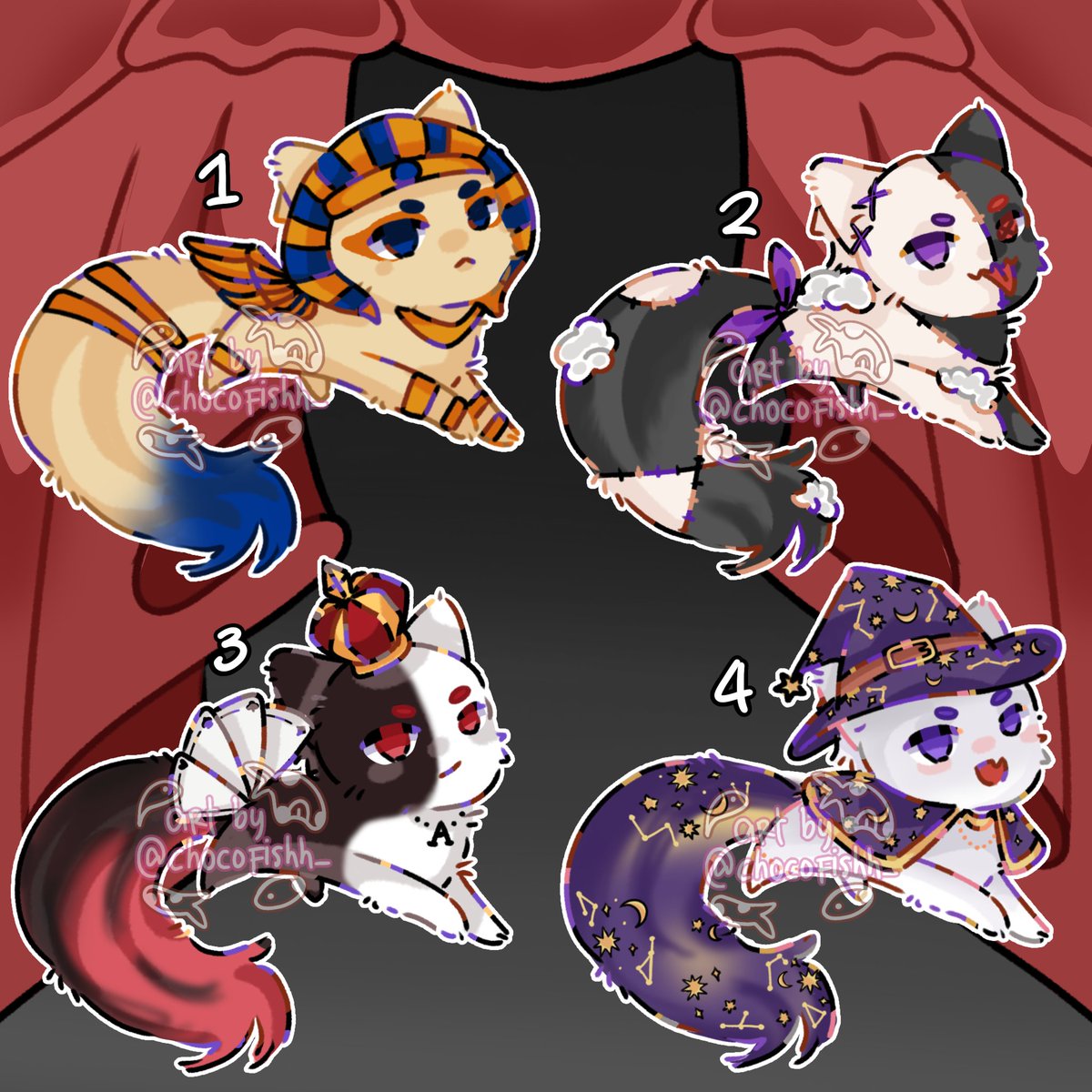 chocochive's tweet photo. Hi all! My VGen themed fox adoptable are still available, Mostly with halloween themed! Kindly check my vgen link heree.

https://t.co/m70LoDuTyt
#vgenshop https://t.co/ZVKI2gSh0F