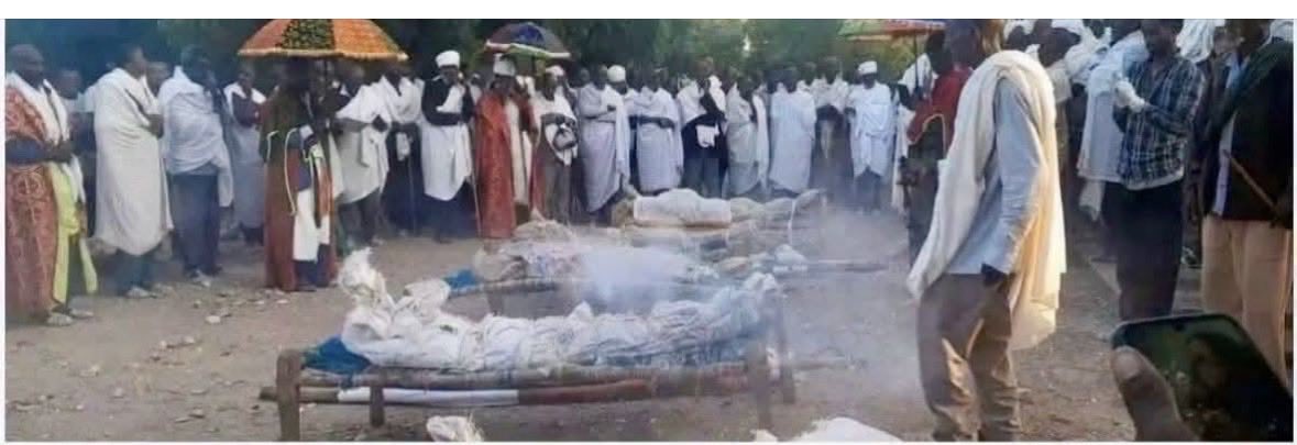 johniabraha's tweet photo. Silence is complicity! 
Abiy Ahmed’s drones attacked an IDP center in Sheraro,  killed a mother &amp; her five children. @USEmbassyAddis we haven’t head of any concern despite this glaring criminal act by your host.
@EUinEthiopia @UKinEthiopia @CanadaEthiopia 

#TigrayShallPrevail https://t.co/wnFuKV2PgE