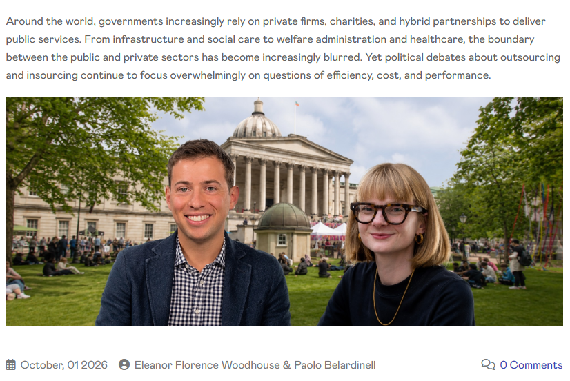ESADEgov's tweet photo. Policymakers’ Preferences Over Public–Private Modes of Service Delivery and Credit-Claiming: Experimental Evidence
https://t.co/Z6KFHWOfCC https://t.co/X9Kjj6HuV3