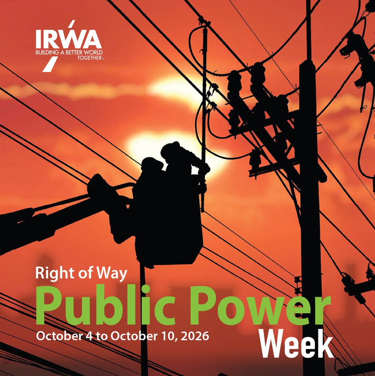 IRWA_Network's tweet photo. Powering communities. Supporting neighbors. Building a stronger future. Happy #PublicPowerWeek! https://t.co/ZC3nsv6sYj