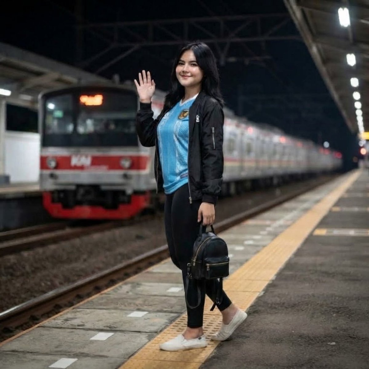 LyaHopes's tweet photo. Bye bye 
Mau naik KRL aja deh https://t.co/RhtQnHhWTU