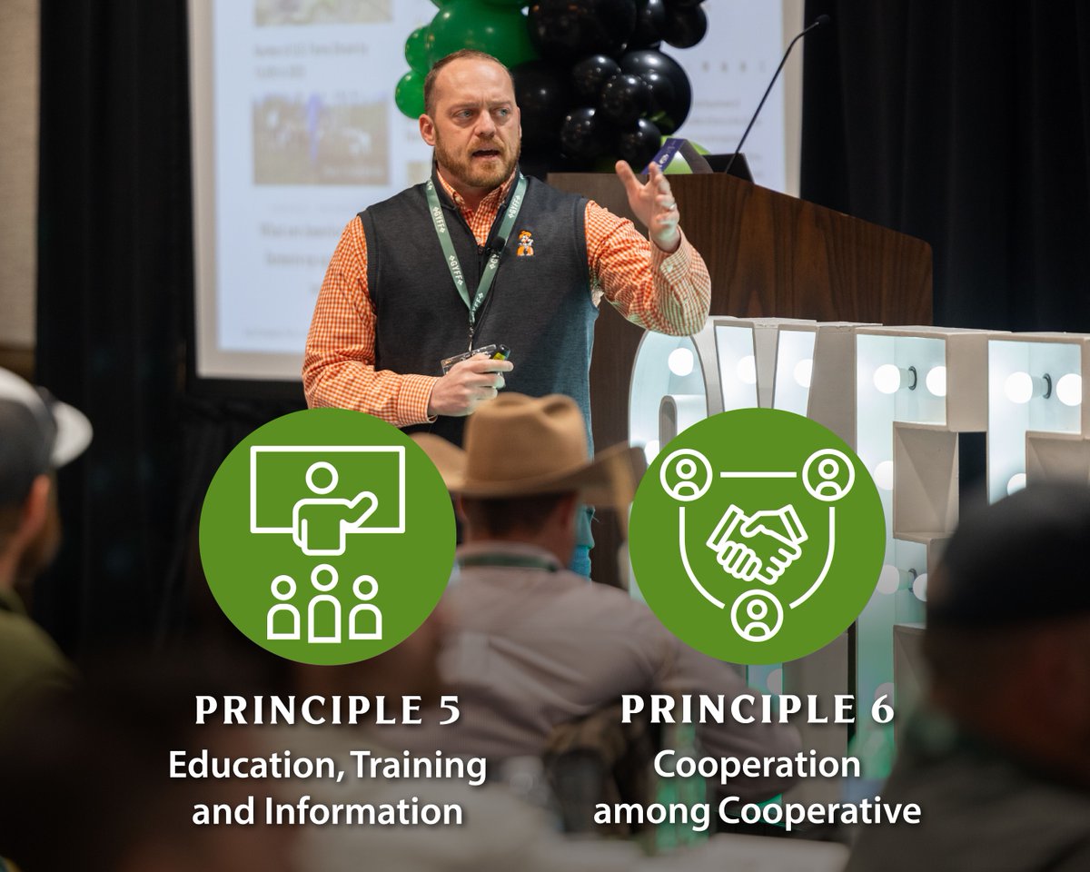 farmcredit's tweet photo. As a network of cooperatives, Farm Credit is guided by seven principles that shape how we serve our members, make decisions and strengthen the communities we support. https://t.co/PymUhEZ6GV