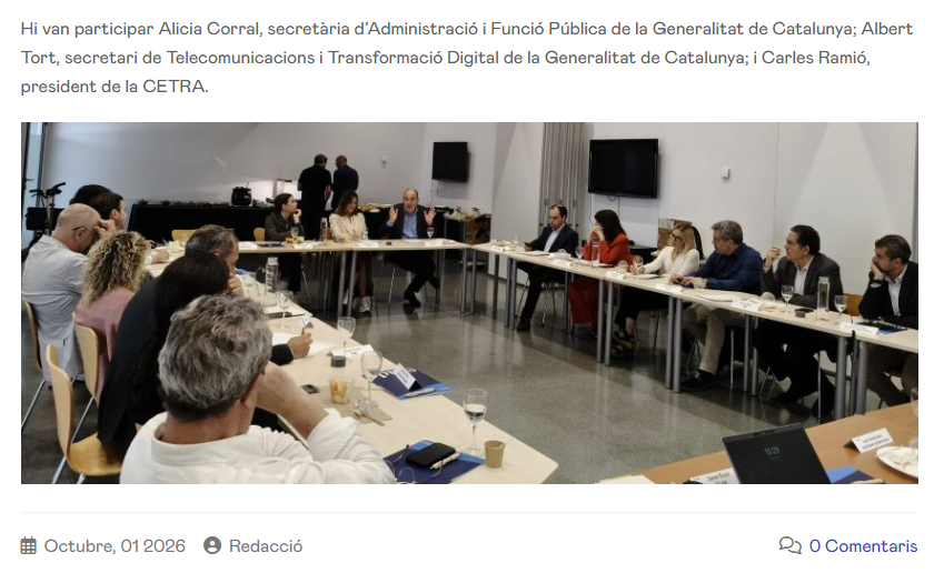 ESADEgov's tweet photo. Sessió del Consell Assessor del Public Management Lab sobre les propostes de la Comissió d’Experts per a la Transformació de l’Administració de la Generalitat de Catalunya i la Millora dels Serveis Públics (CETRA)
https://t.co/U7txY27vw7 https://t.co/e2y7Xwn5Cy