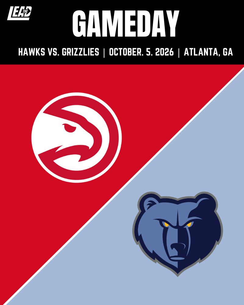 HawksLead's tweet photo. Hawks basketball is officially back!🔥

Atlanta opens the preseason tonight against the Memphis Grizzlies.

Time to get our first look at the squad!👀 https://t.co/OWpmA4JihI
