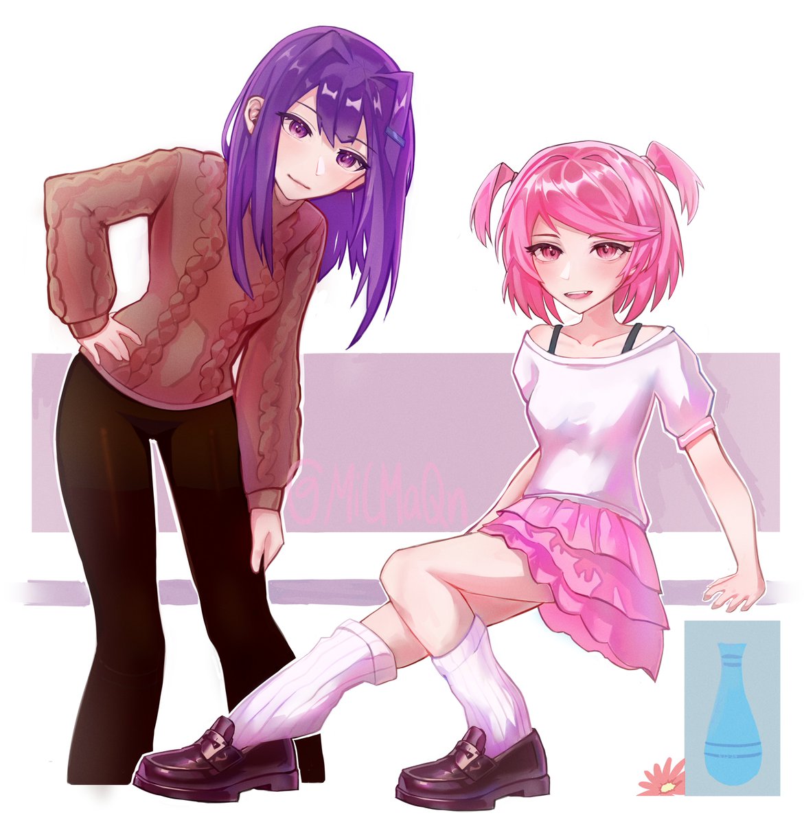 MiCMaQn's tweet photo. I remember that i was really proud of natsukis hair when i made this... it still looks good today https://t.co/4fIBqH8ekb