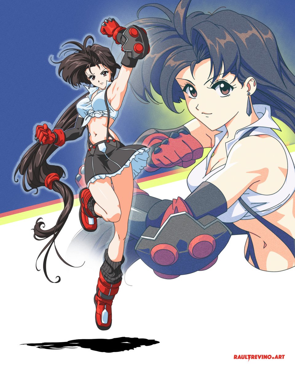 raultrevinoart's tweet photo. Here's my take of Tifa in retro style. #GoRetroAnime #Tifa #FFVII #FF7 https://t.co/RjTFStyQKo
