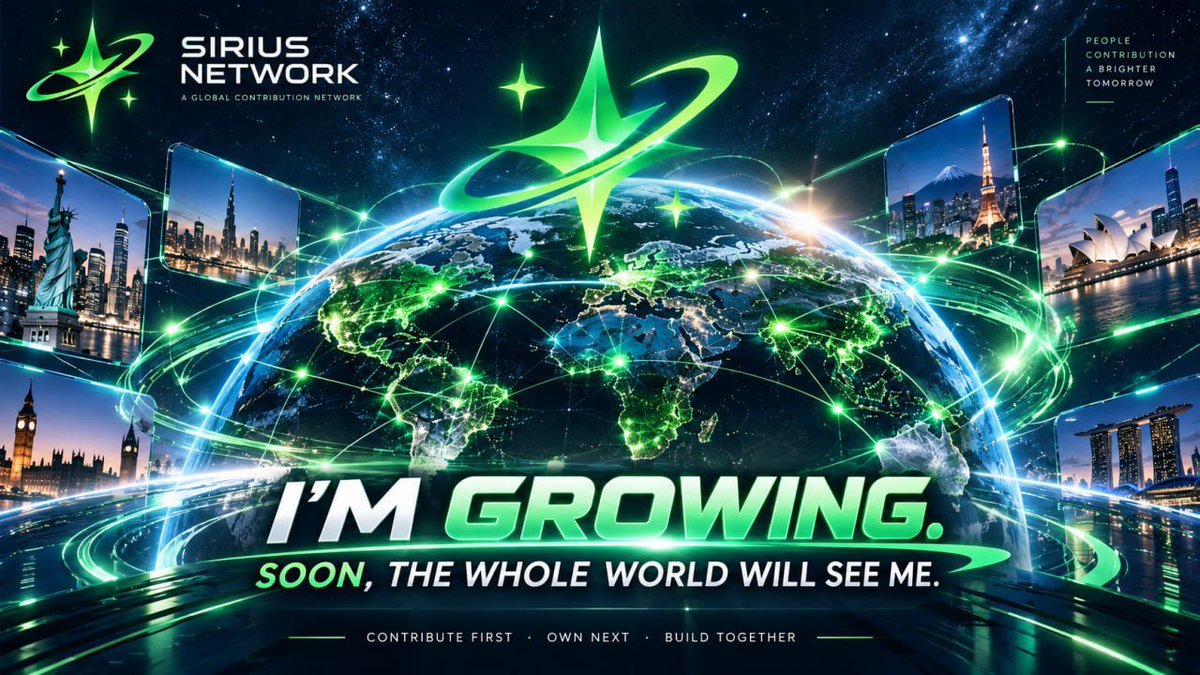 SupremeExchang's tweet photo. 🚀 I’M GROWING. SOON THE WHOLE WORLD WILL SEE ME.

https://t.co/QB36V0Ux10

Referral code:7jgeto

🔥 DON’T WAIT FOR #Sirius Network TO GROW  MAKE IT GROW
#SiriusNetwork #Web3‌‌ #SiriusFoundation #Cryptocurrency #Mining https://t.co/svbnVsxhn9