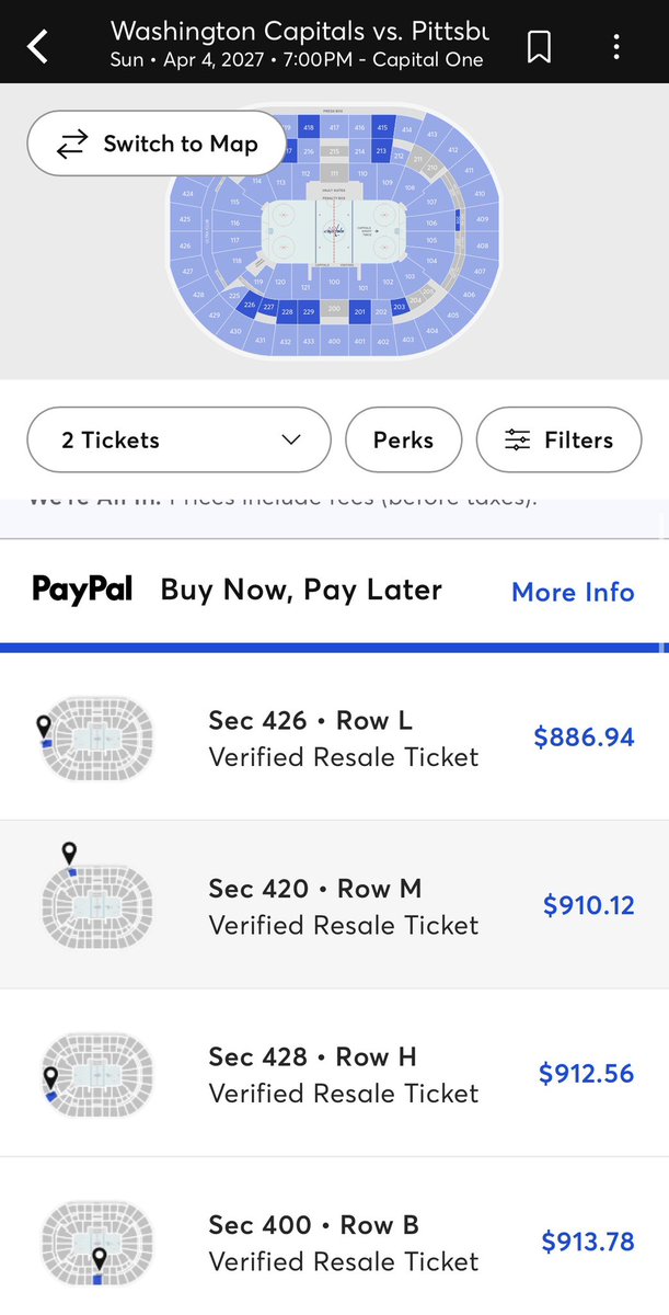 wyshynski's tweet photo. Less than 15 mins later, here are those Ovechkin farewell tickets now https://t.co/Uh1EZWxDgu