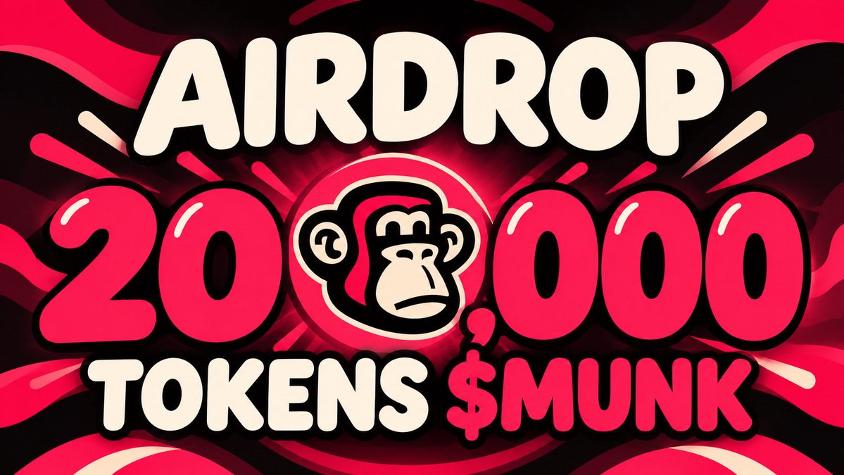 winmunk's tweet photo. Airdrop 200,000 $MUNK  tokens 🔥 

Apply now: https://t.co/HqeKjANTez

Our $token will launch on tomorrow on #Solana

FCFS https://t.co/OfTtuqW0w1