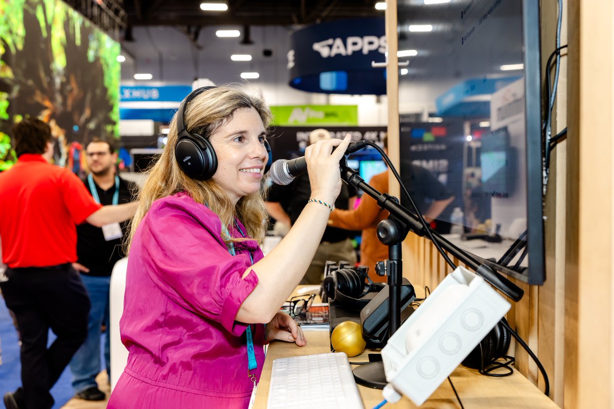 InfoComm tweet picture