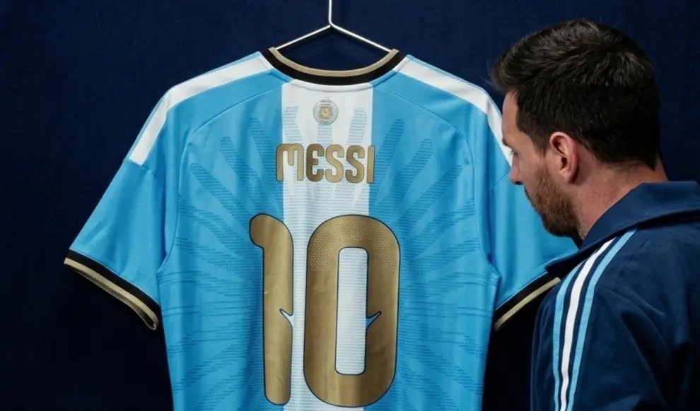 Somhiseremfcb's tweet photo. 🗣️Mohamed Tijani (jugador de Benín): 

"Fui convocado para jugar contra Argentina, el partido de despedida de Messi."

"No tenemos ni siquiera que prepararnos para este partido... Solo queremos DISFRUTAR. Eso es todo."

"Créeme, me llevaré la CAMISETA DE MESSI a casa... Lo juro por la vida de mi madre."

"Me acercaré a Messi y le diré: 'Messi, te quiero muchísimo. Dame tu camiseta'."

"Messi es el MEJOR JUGADOR DEL MUNDO."