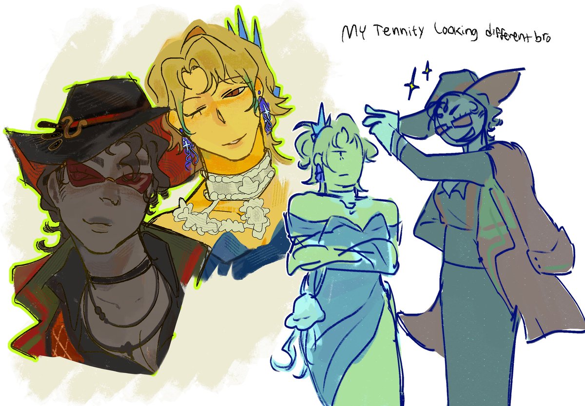 8urfish_'s tweet photo. HOPE IM NOT TOO LATE.... for anybody who knows the characters these are referencing will get a yummy gummy sour candy from me :) #ICHANCETOBER2026 #ichance but if they were scammer x shopkeeper yuri https://t.co/iseTdGrlDh