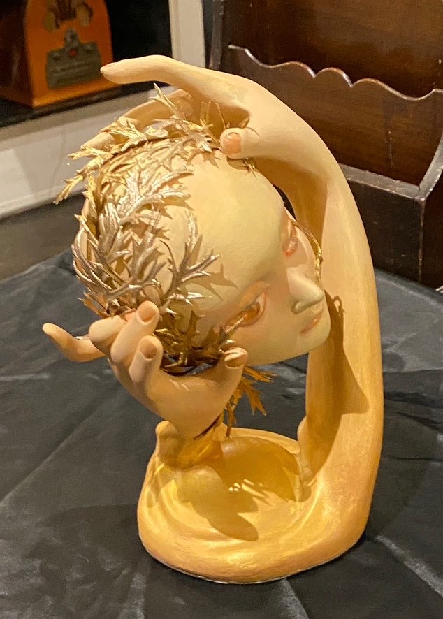daydream_blanc's tweet photo. #蒼い人形展
開催中です！
二面から見られるように展示していただいています（写真は頂き物）
よろしくお願いします。 https://t.co/jPtTndcyv4
