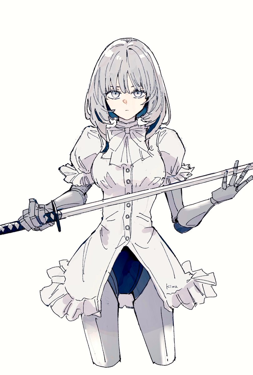ki_wa001's tweet photo. フリルの練習で描いたoc https://t.co/b78c4iJgit