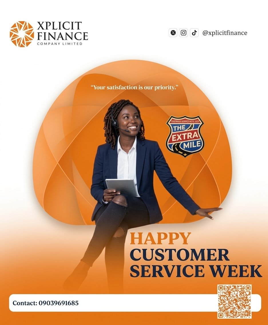 Xplicitfinance's tweet photo. Great customer service is more than solving problems—it’s about building trust, creating positive experiences, and making every customer feel valued. 💙

Happy Customer Service Week! 🤝✨

#CustomerServiceWeek #CustomerExperience https://t.co/zSUBWIjMfN