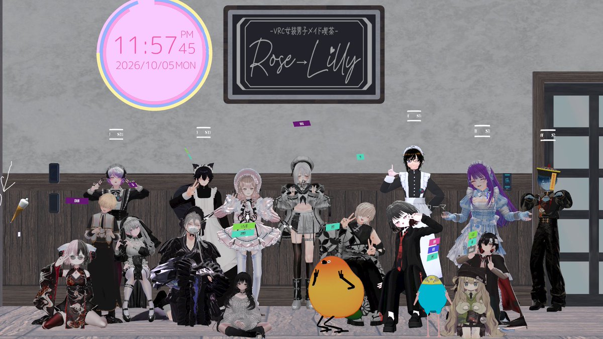 grms0530_ys's tweet photo. 先週に続きイベント参加してきました
#VRChat 
#RoseLilly https://t.co/W1WAhPiI0F
