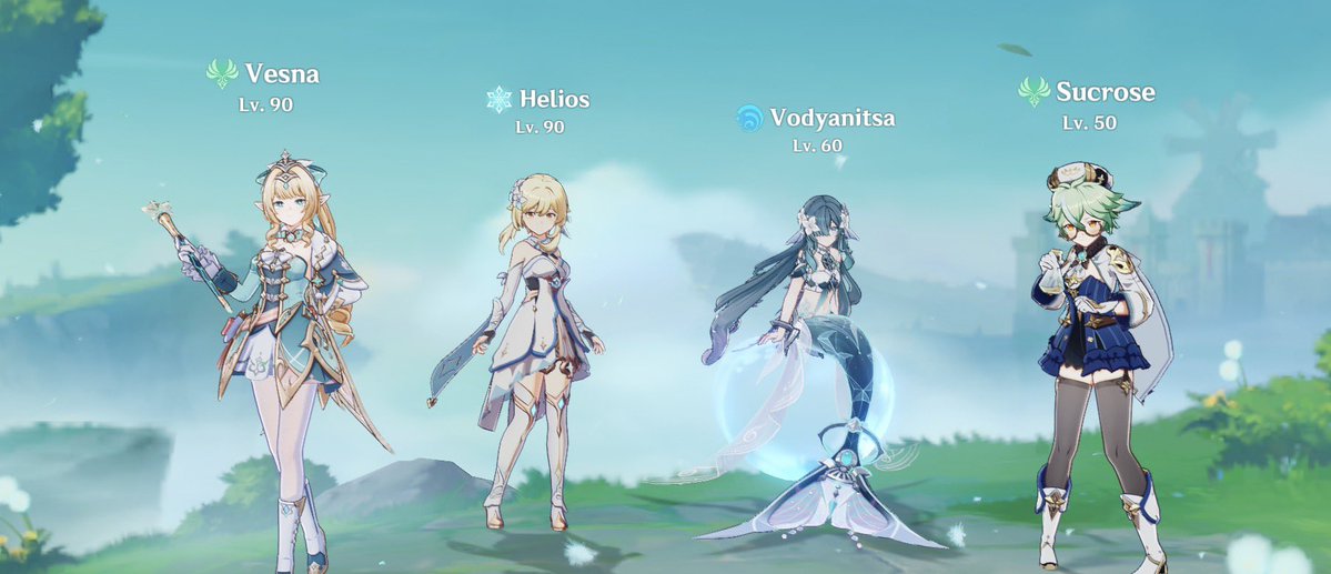 fortsaritsa's tweet photo. can’t wait to get tsaritsa and odette rerun

(but genuinely am i still bricked…? don’t mind my vody im going to level her as soon as im done with vesna) https://t.co/FK64LwZgIn