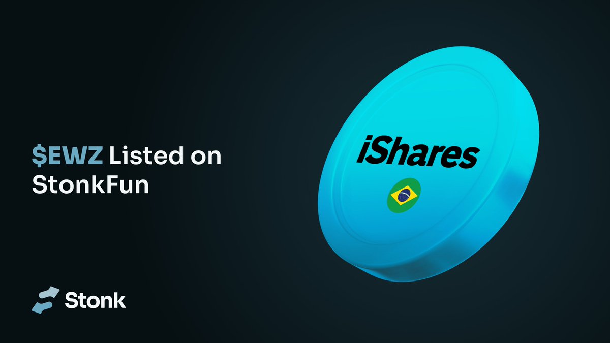 LaunchOnSF's tweet photo. Emerging markets. Emerging memes.

You can now launch coins paired with $EWZ, iShares MSCI Brazil ETF on StonkFun.

https://t.co/Lq5IOclKDH

Powered by @Sunrise and @Backpack. https://t.co/qOMik2KPJT