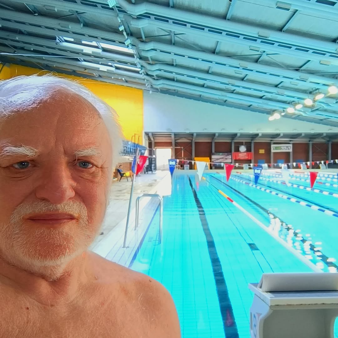 BellaGray160071's tweet photo. Swimming a little after lunch. No one else is in the pool, so all the lanes are mine. https://t.co/aCmDyA6LDc