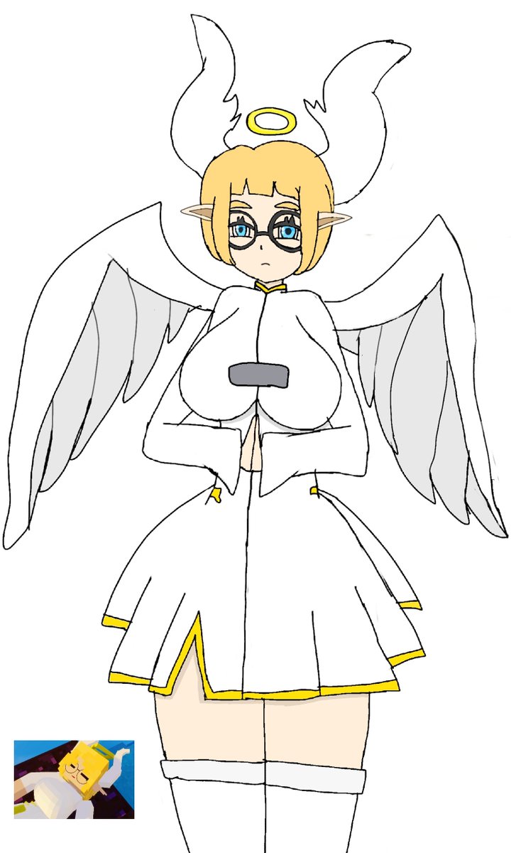 OscarHe72578069's tweet photo. drawing to artistically demonstrate that Jenny's mod covers all existing fetishes, #6: Milfs + Angels + demonds hips
Character: Galath demond form and angel form
#Minecraftfanart #JennymodMinecraft #nfsw #demond #angel #sfw #milf #demondmilf #angelmilf https://t.co/Ckzy1QcT7U