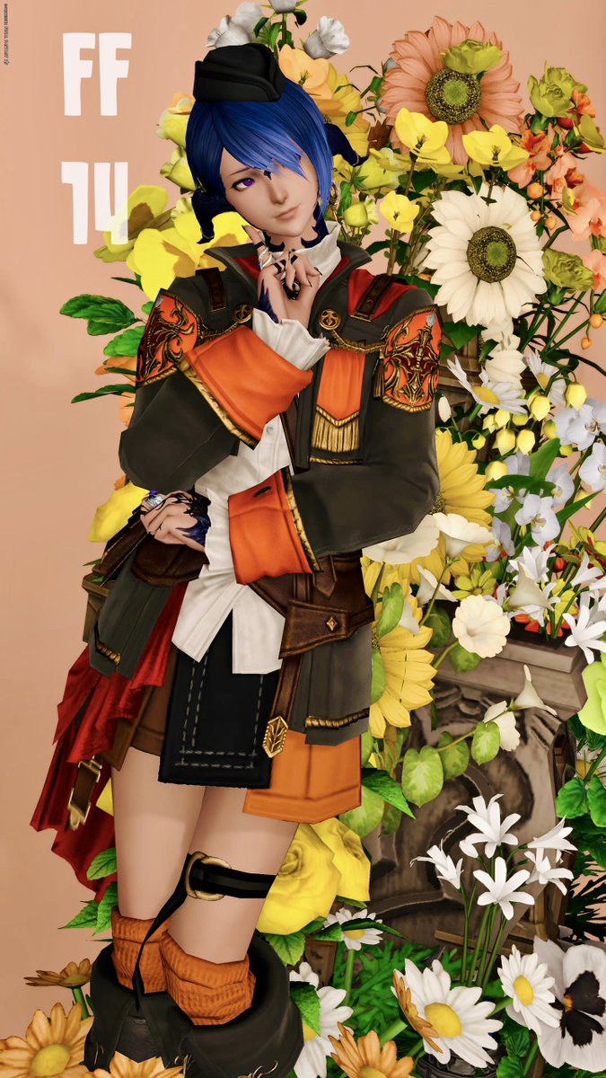 acha117game's tweet photo. (*´꒳`ฅﾞᵒʰᵃʸᵒ

ハロウィンミラプリ組んでみました🎃
…まぁオレンジと黒の配色でどうにかした感じではありますが可愛くできたので満足です笑

#st_cosmonaut
 #おはウラ #本日のアウラ #後角愛好会
#FF14SS #FFXIV #FF14 #アウラ https://t.co/zKwAw1kY76