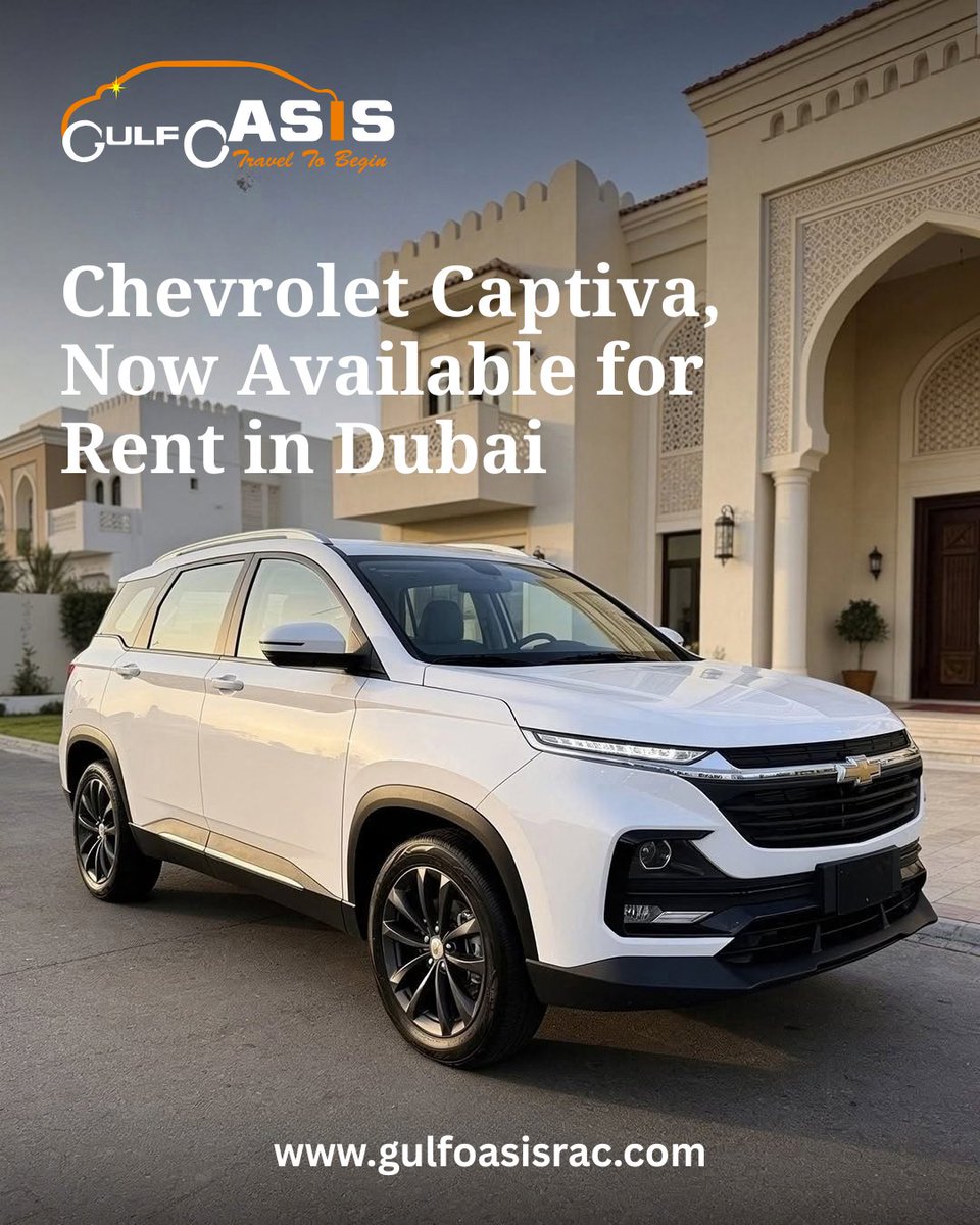gulfoasis_ae's tweet photo. 🚘 Meet the Chevrolet Captiva – Now Available for Rent in Dubai!
🌐 https://t.co/IufVFMFPhj
#ChevroletCaptiva #ChevroletCaptivaDubai #RentACarDubai #CarRentalDubai #DubaiCarRental #SUVRentalDubai #RentACar #DubaiTravel #ExploreDubai #GulfOasisRentACar #DubaiRoadTrip https://t.co/qXZoxatokw