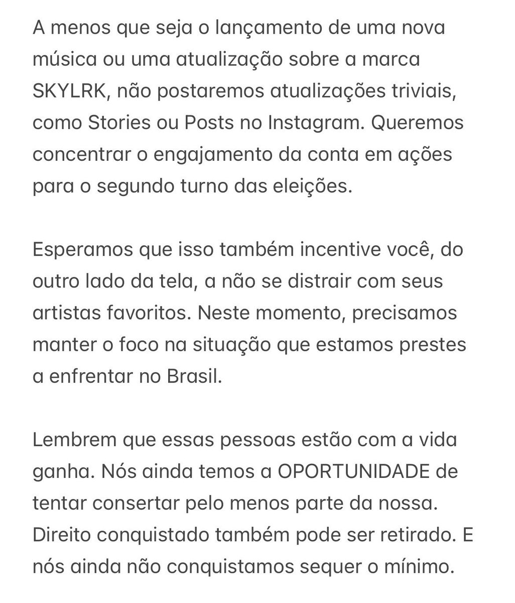 jbsuportebr's tweet photo. Contamos com o apoio e a compreensão de vocês. Neste momento, toda atenção e mobilização são importantes. ❤️⭐️ https://t.co/Brj6vGAXWX