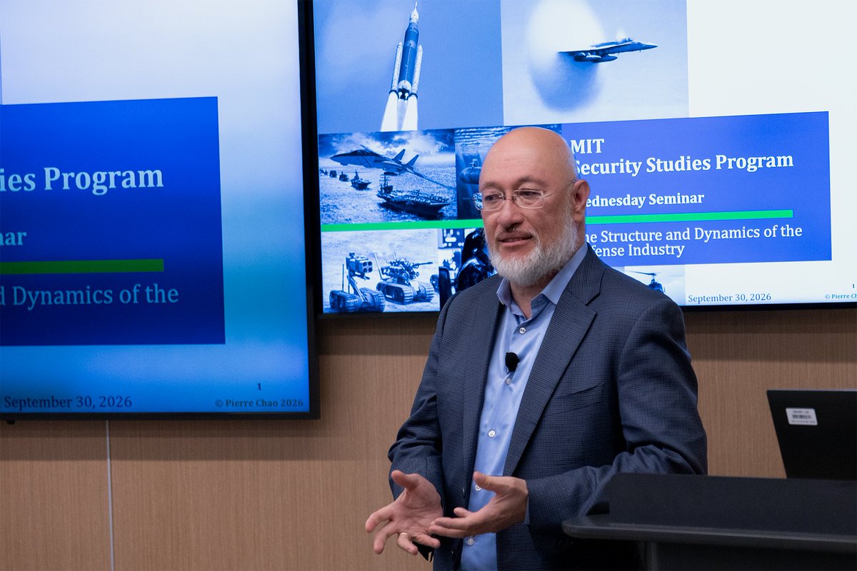 MIT_SSP's tweet photo. Thank you, Pierre Chao, for your discussion, “Structure, Dynamics and Evolution of the US Defense Industry,” during last week’s Wednesday Seminar. https://t.co/8MoOS1PFUK
