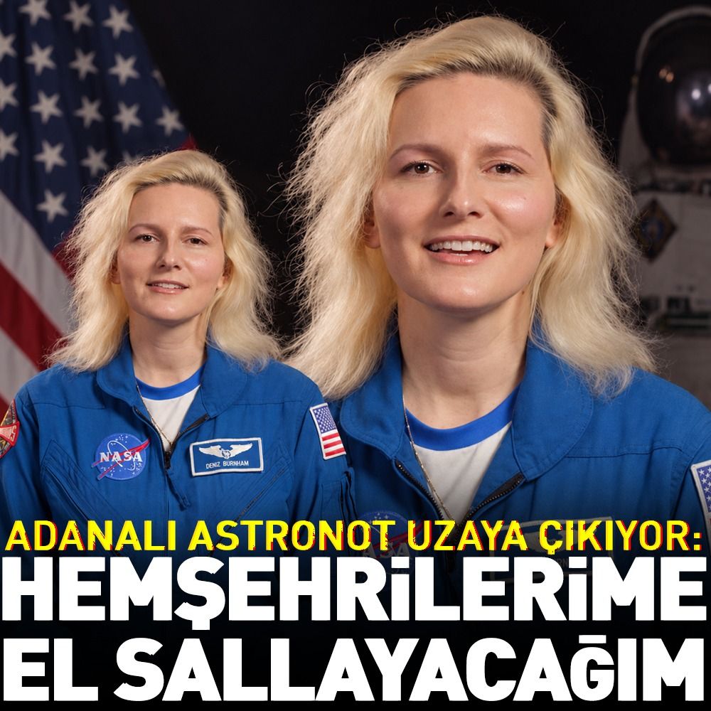 cnnturk's tweet photo. Adanalı astronot uzaya çıkıyor: "Hemşehrilerime el sallayacağım" https://t.co/tlTk9xAQpj https://t.co/B597OoIXx8