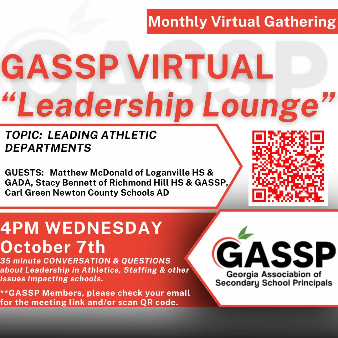 GASSP's tweet photo. Mark your calendar for this week!! https://t.co/vUGgFarAJW