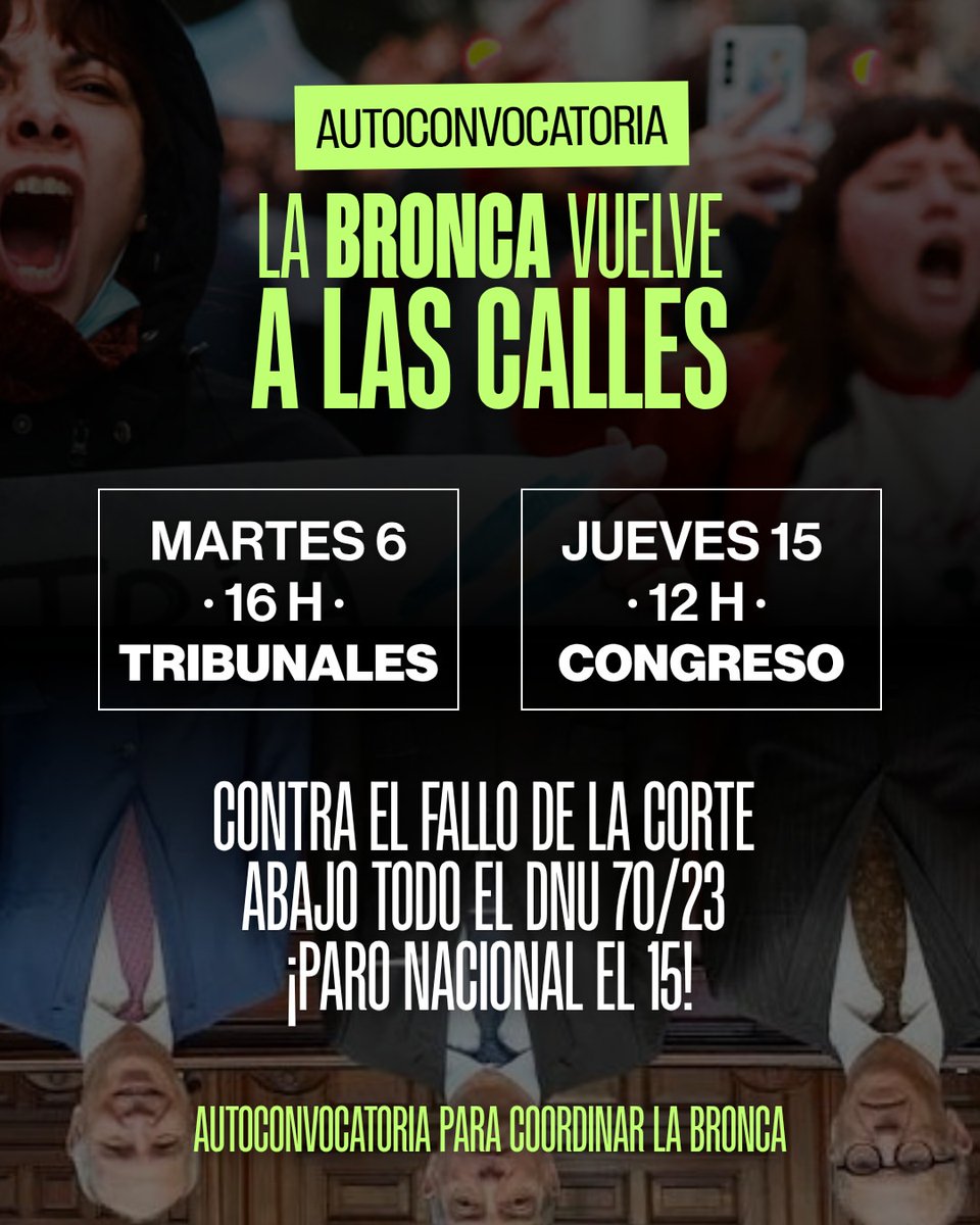 izquierdadiario's tweet photo. ABAJO EL DNU 70/23 https://t.co/408rbyDatN