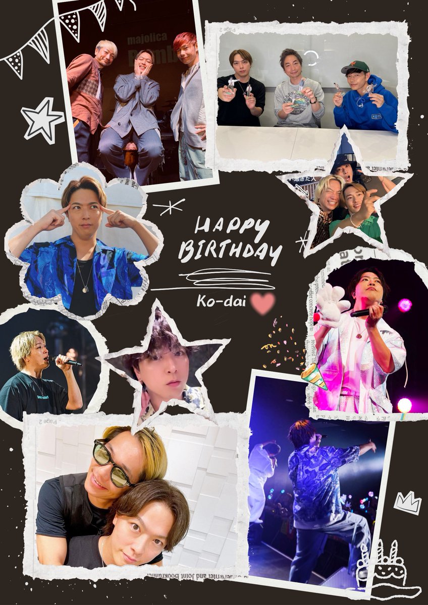 emikaaa__ssc's tweet photo. - ̗̀ 🎁𝐇𝐚𝐩𝐩𝐲 𝐁𝐢𝐫𝐭𝐡𝐝𝐚𝐲🎂  ̖́-
これからも、この先も
不動の最推しko-dai♡
かっこいい44歳を貫いてね♡

#ソナポケ
#ハピバkodai https://t.co/pfKhVHDjtm