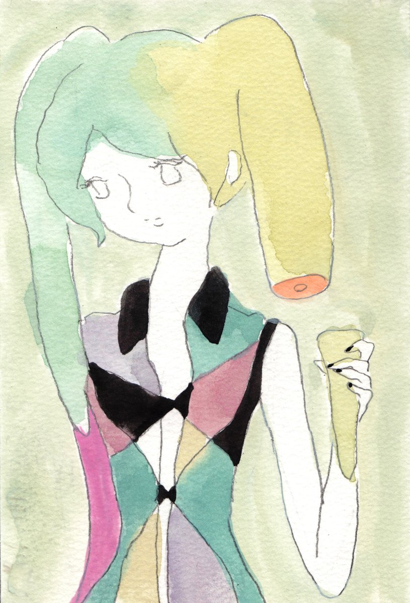 YUNICO_UCHIYAMA's tweet photo. 二○一四年に描いたツインテール・他 https://t.co/C4rCGEb9GG
