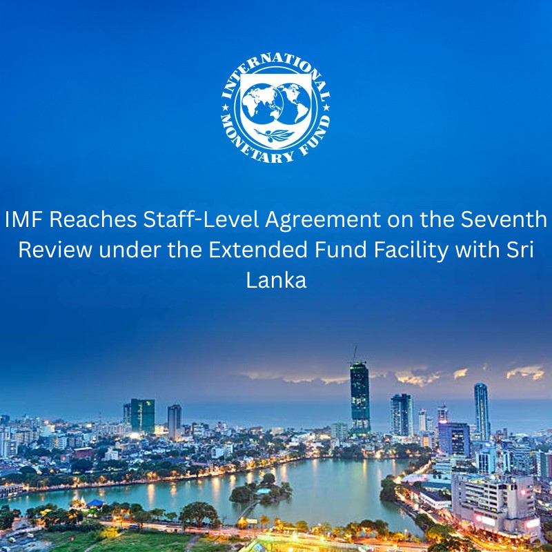 CBSL's tweet photo. The @IMFNews staff and the Sri Lankan authorities have reached a staff-level agreement on the Seventh Review under the Extended Fund Facility (EFF) arrangement and concluded the 2026 Article IV Consultation discussions.

Upon approval by the IMF Executive Board, Sri Lanka will have access to approximately US$345 million in financing under the IMF-supported economic reform programme.

For more details – https://t.co/C9dWm5VmNy

#CBSL #IMF #SriLankanEconomy #SriLanka