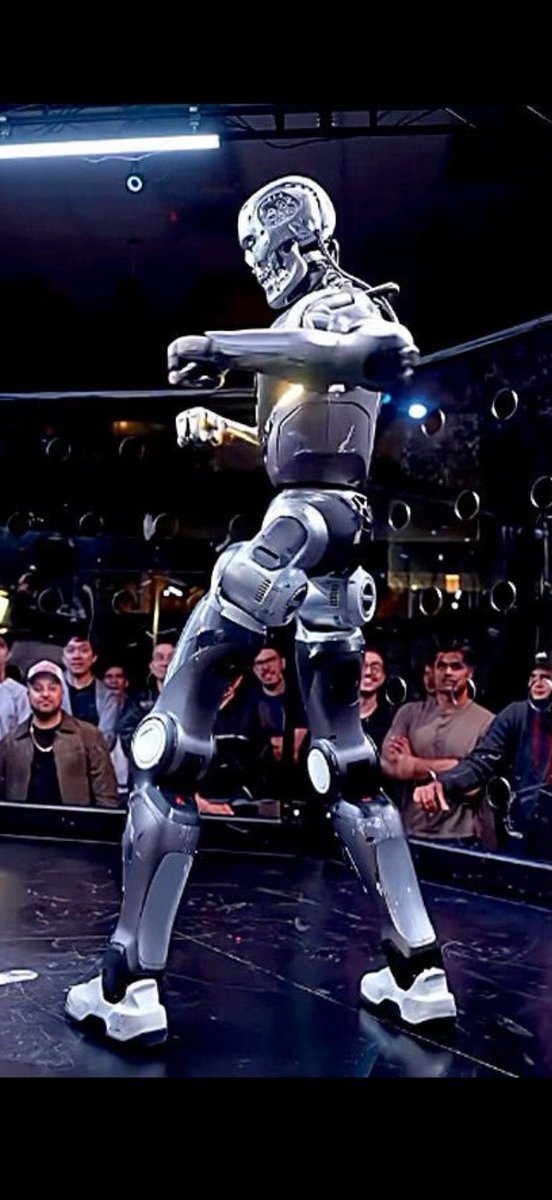 caerusRockLLC's tweet photo. I’m calling it now…SkyNet is coming. It’s been decided to morph art into life as these are real T800 fight robots, not AI.
Imagine a future not happy AI model in control of a few thousand of these. #SkyNetIsComing https://t.co/xfPxEgNUap