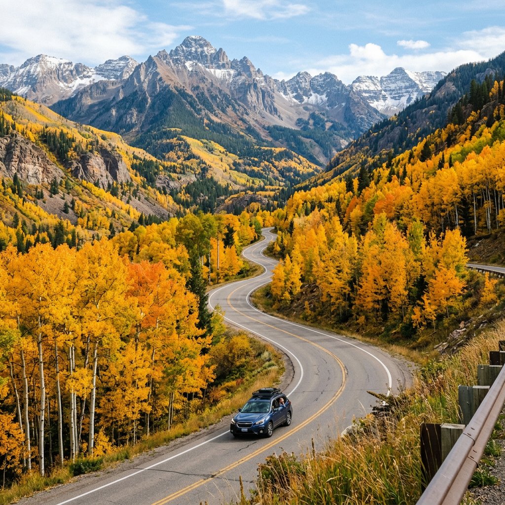 BWeathermanAll's tweet photo. There is nothing quite like driving through golden Aspen canopies across Guanella Pass or Kenosha Pass this time of year! 🍂🚗 We love living in Colorado and celebrating the breathtaking views our state offers every autumn with our families. https://t.co/m6wvTY53xH