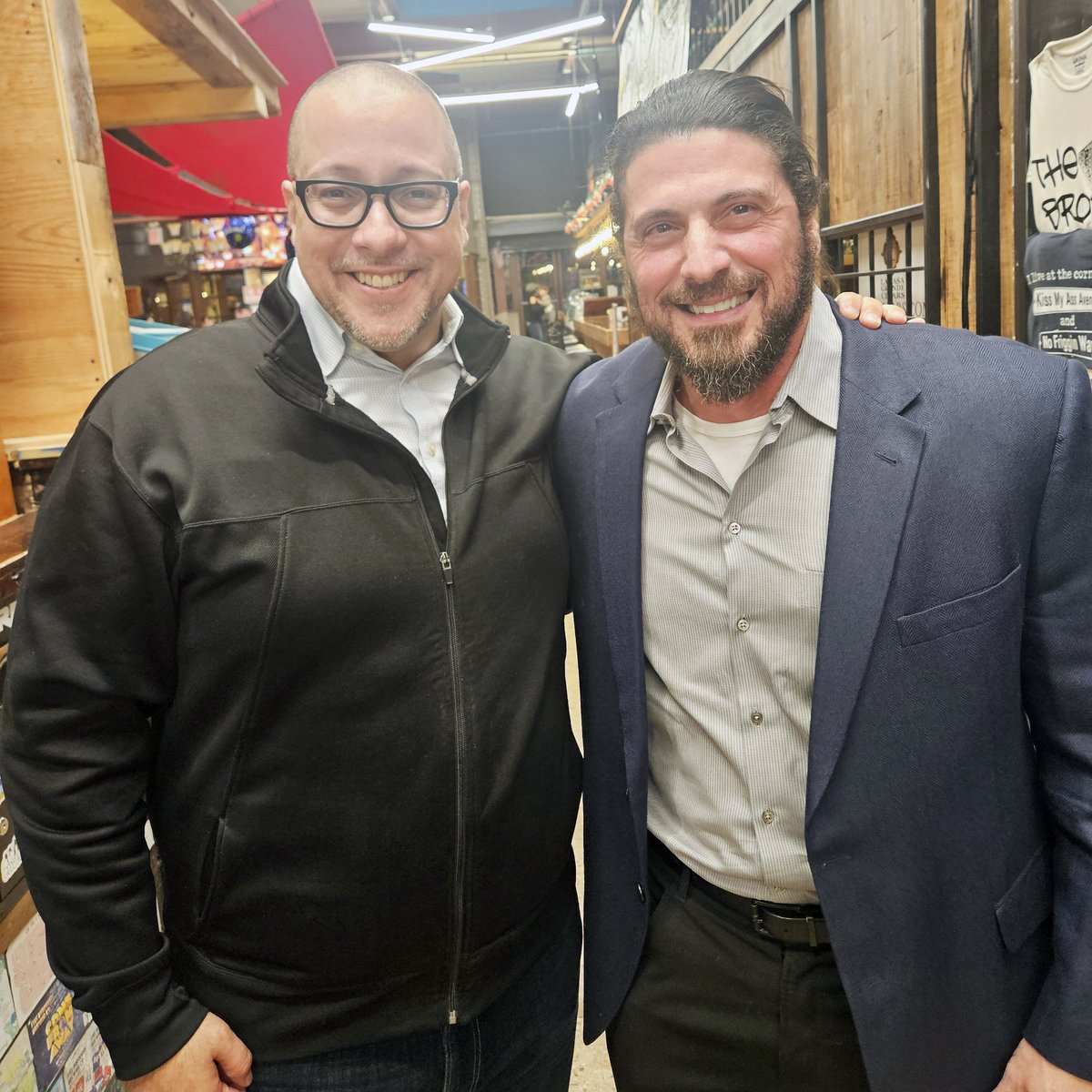Intaction1's tweet photo. NYS Senator Gustavo Rivera and HEC Director Anthony Losquadro @NYSenatorRivera #mybodymychoice #MyBodyMyRights #intactivism https://t.co/4fle744yF8