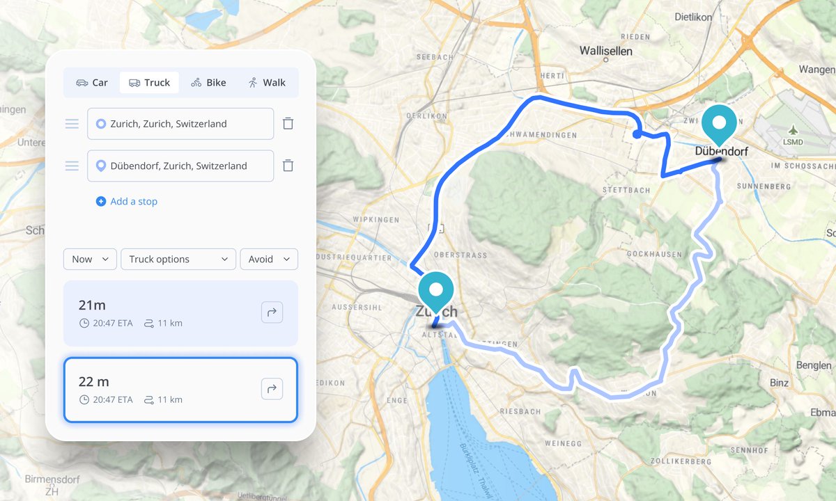 MapTiler's tweet photo. Distance alone can’t tell people if a route is a gentle stroll or a steep climb.

The MapTiler Elevation API lets you query global altitude data in milliseconds so your users get accurate trail profiles before they head out.

Find out more - link in thread.

#GIS #Hiking #3DMaps https://t.co/YnSkErt8er