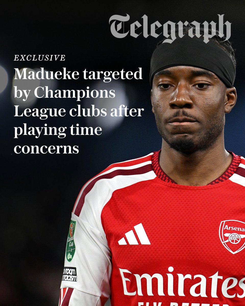 TeleFootball's tweet photo. Exclusive: Noni Madueke has sparked interest from Champions League clubs after struggling to get into the Arsenal starting line-up at the start of this season.

🔗 https://t.co/ERdANw5Hes https://t.co/KLEUynvzNK