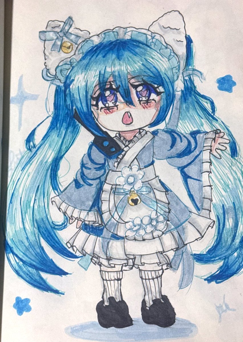 JMendivero59131's tweet photo. Chibi Hatsune Miku!

—

#hatsunemiku #miku #chibi #draw https://t.co/qOgCAx3YFu