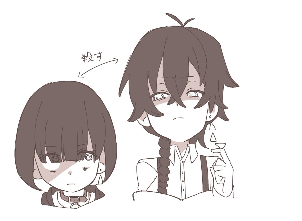 mumi0063's tweet photo. ま〜〜〜じで忘れてたけどいたんですよね
女の子なんですけど　冷ちゃんって言います
極悪研究者に身体を魔改造されてしまった少女で、たまに体内の化け物に意識を奪われたりします
#創作 #oc https://t.co/If9BlCELKV