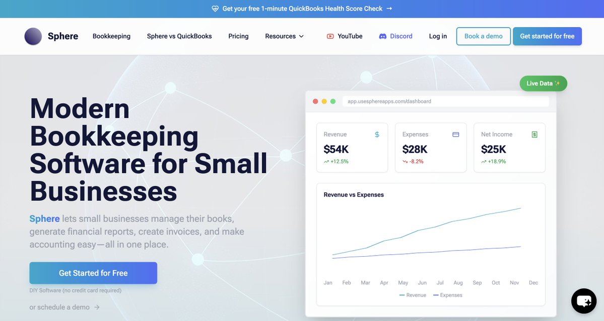 appboard_pro's tweet photo. Sphere - AI-enabled accounting software for small businesses on AppBoard
https://t.co/cwUuKyqNzR 

Sphere is a sophisticated AI-powered accounting and financial software platform. Specifically designed for small businesses and solopreneurs, it streamlines your financial management tasks. You can manage your accounts with greater efficiency and precision using automated intelligence. This platform helps you stay on top of your finances, allowing you to focus on growing your business while the AI handles the complexities of modern bookkeeping. @SphereSoftware1